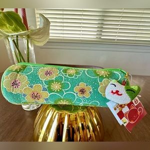 CUTE Japanese Neko Cat Cosmetic bag